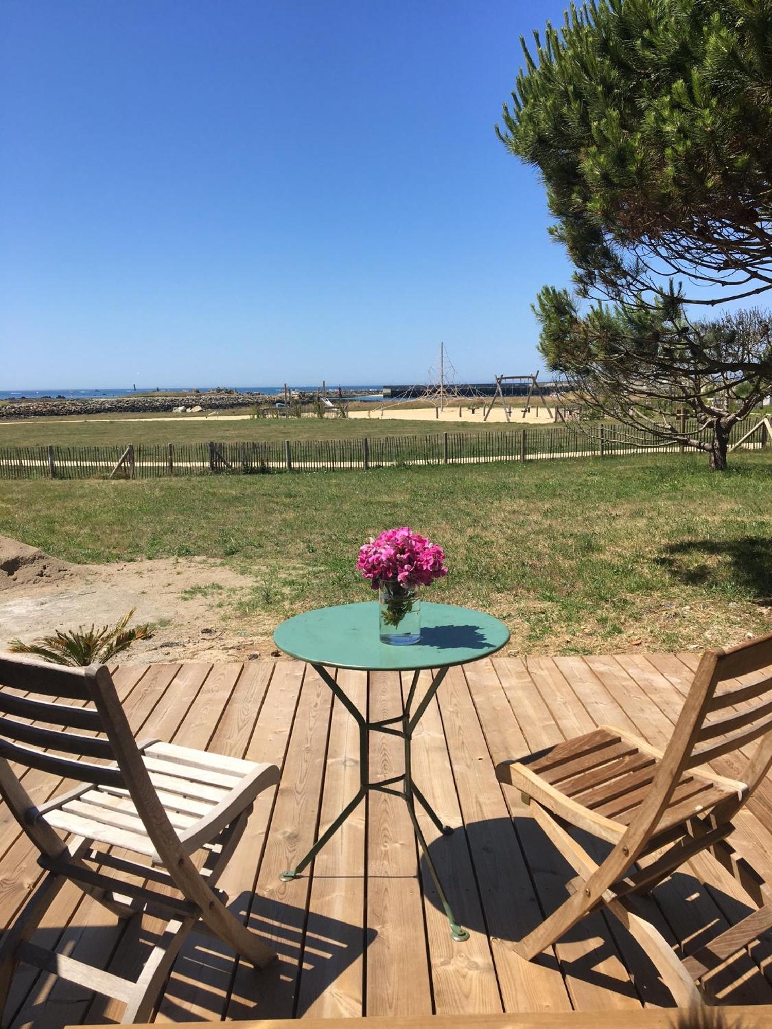 APPART-STUDIOS VUE MER PANORAMIQUE ST GUENOLE Côté Mer Penmarcʼh Quarto foto